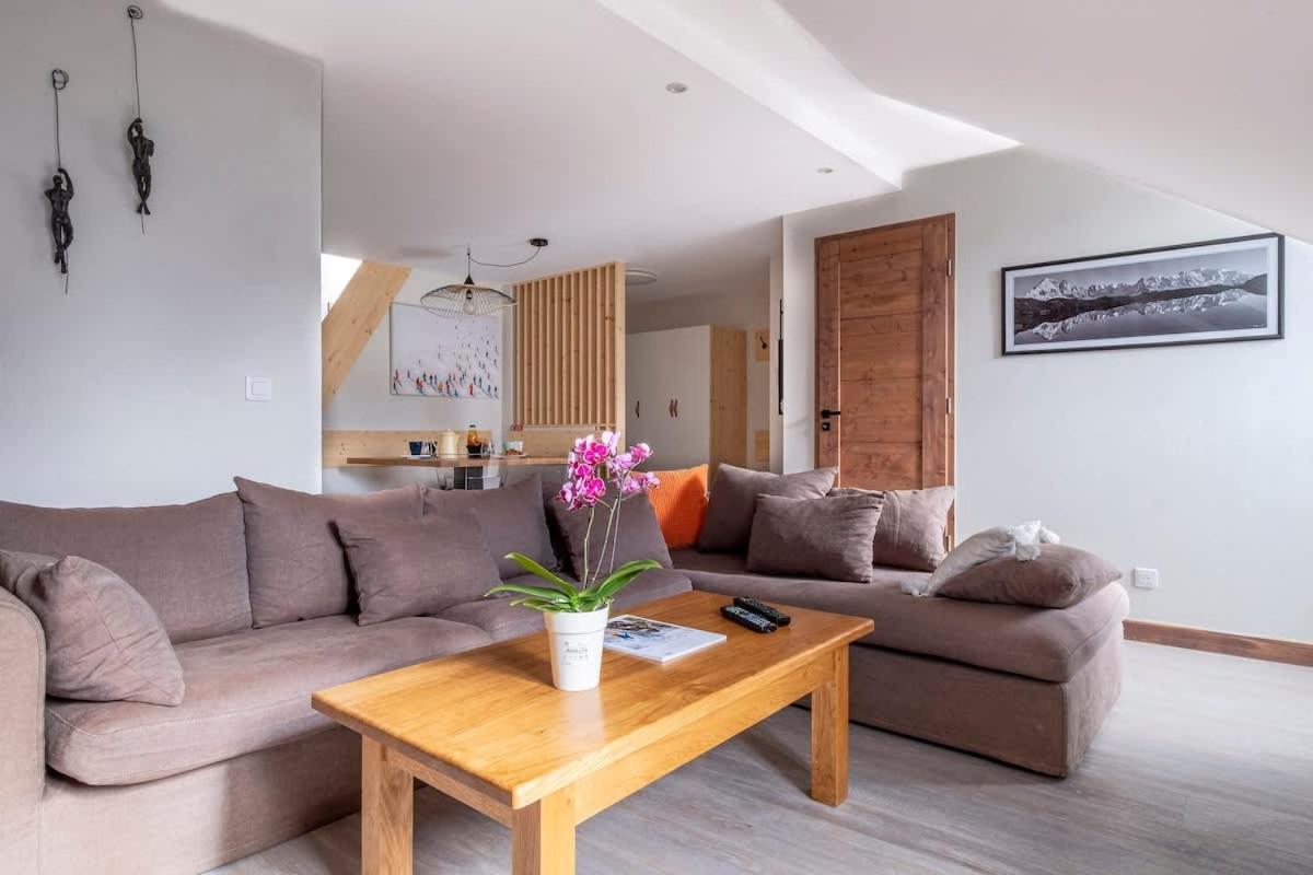 L'Appart 52, Magnifique Duplex En Plein Coeur De Chamonix-Mont-Blanc Eksteriør bilde